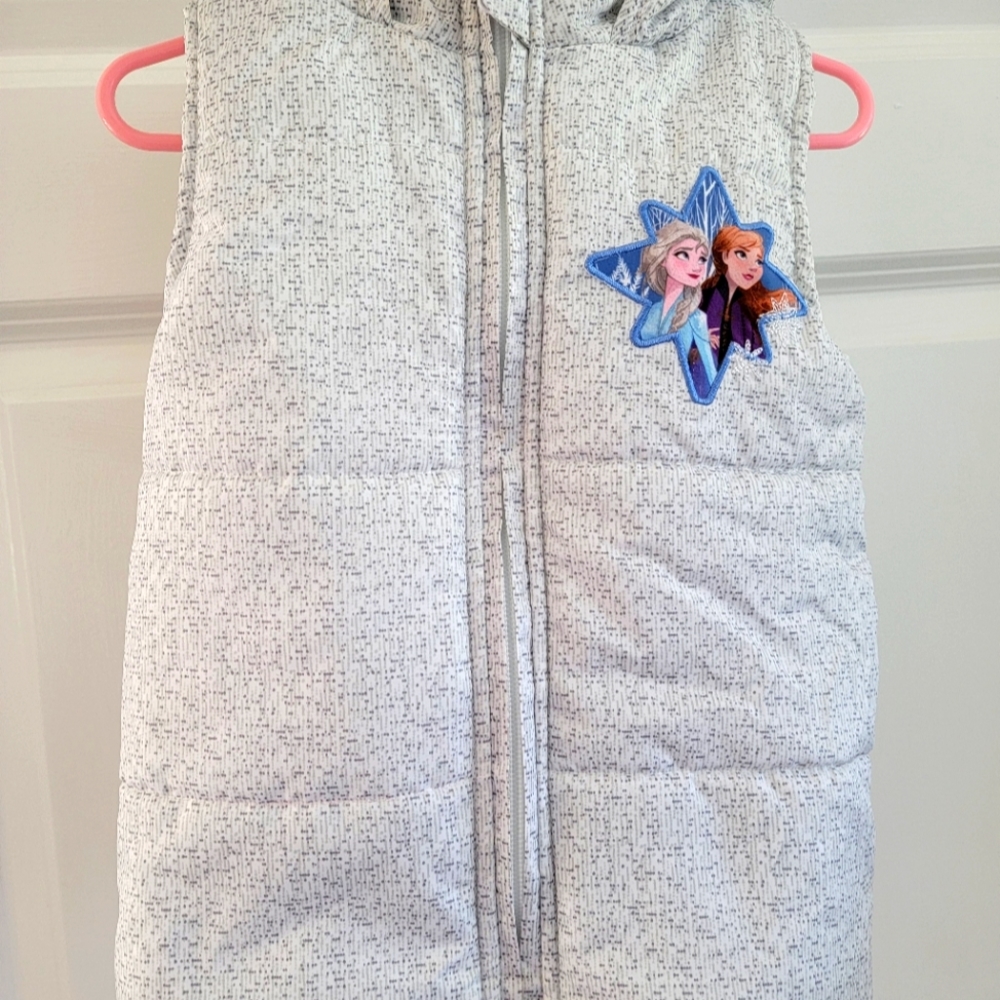 DISNEY FROZENII Child Puffer Vest With Hood 3T